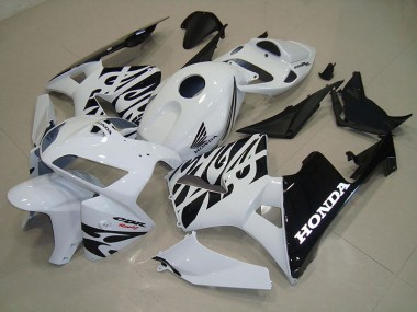 Cheap 2005-2006 White Black Honda CBR600RR Motorcycle Fairings Canada