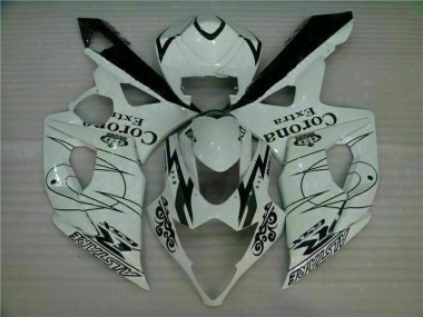 Cheap 2005-2006 White Suzuki GSXR 1000 Full Fairing Kit Canada