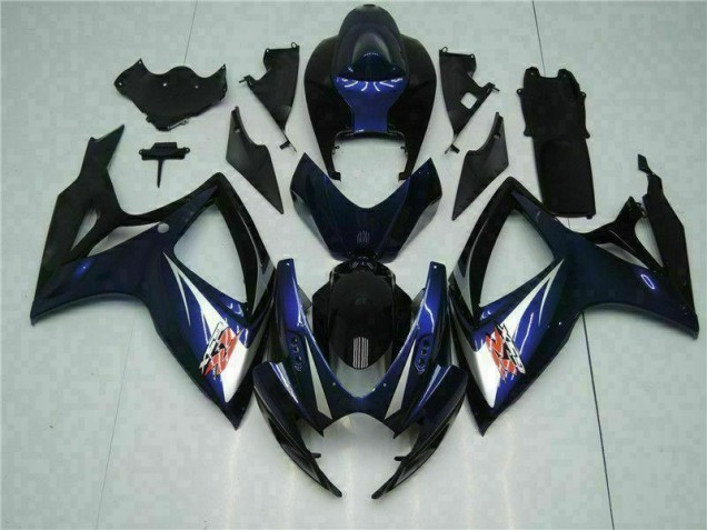 Cheap 2006-2007 Black Blue Suzuki GSXR 600/750 Motorcycle Fairings Canada Cheap 2006-2007 Black Blue Suzuki GSXR 600/750 Motorcycle Fairings Canada