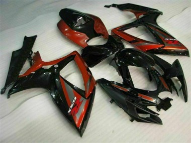 Cheap 2006-2007 Black Red Suzuki GSXR 600/750 Motorcycle Fairings Canada