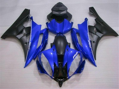 Cheap 2006-2007 Blue Black Yamaha YZF R6 Complete Fairing Kit Canada
