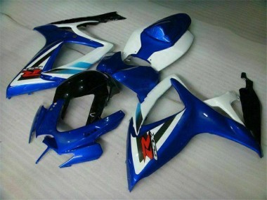 Cheap 2006-2007 Blue White Suzuki GSXR 600/750 Motorcycle Fairings Canada