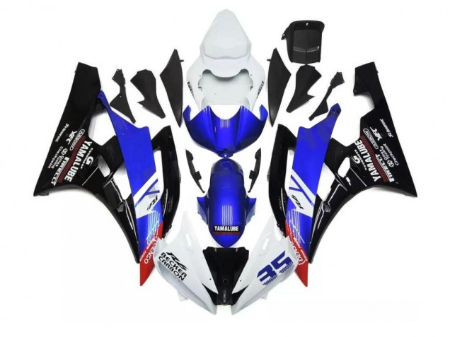 Cheap 2006-2007 Blue White Yamaha YZF R6 Abs Motorcycle Fairings Canada Cheap 2006-2007 Blue White Yamaha YZF R6 Abs Motorcycle Fairings Canada