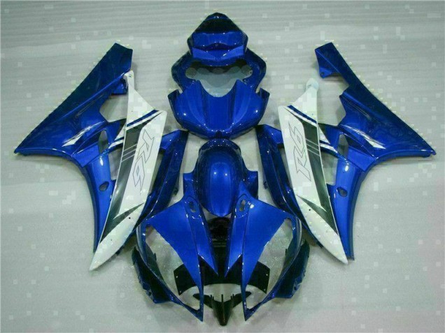 Cheap 2006-2007 Blue White Yamaha YZF R6 Motorcycle Fairings & Bodywork Canada Cheap 2006-2007 Blue White Yamaha YZF R6 Motorcycle Fairings & Bodywork Canada