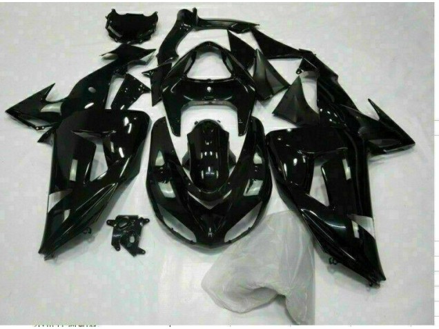 Cheap 2006-2007 Glossy Black Kawasaki Ninja ZX10R Motorcycle Fairings Canada