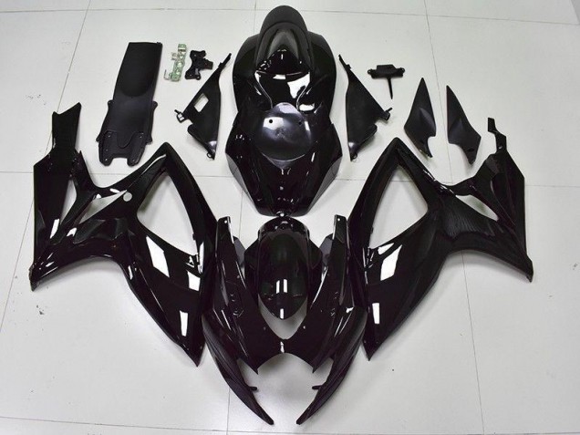 Cheap 2006-2007 Glossy Black Suzuki GSXR 600/750 Motorcycle Fairings Canada Cheap 2006-2007 Glossy Black Suzuki GSXR 600/750 Motorcycle Fairings Canada