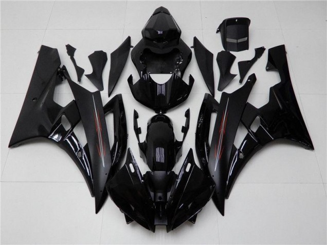 Cheap 2006-2007 Glossy Matte Black Yamaha YZF R6 Motorcycle Fairings Canada Cheap 2006-2007 Glossy Matte Black Yamaha YZF R6 Motorcycle Fairings Canada
