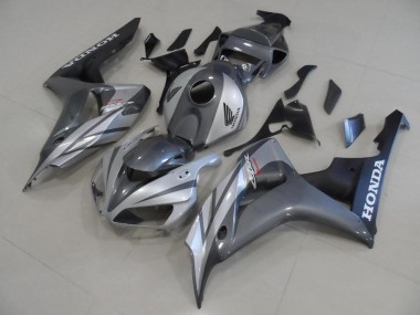 Cheap 2006-2007 Grey Silver and Matte Black Honda CBR1000RR Motorcycle Fairings Canada
