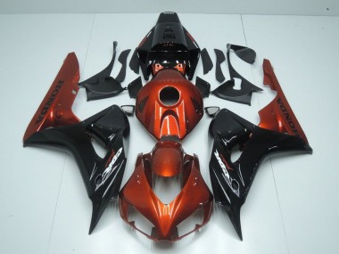 Cheap 2006-2007 Orange and Black Honda CBR1000RR Motorcycle Fairings Canada