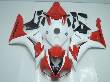 Cheap 2006-2007 Orange Red and White Honda CBR1000RR Motorcycle Fairings Canada