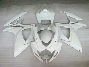 Cheap 2006-2007 Pearl White Suzuki GSXR 600/750 Motorcycle Fairings Canada