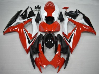 Cheap 2006-2007 Red Black Suzuki GSXR 600/750 Full Fairing Kit Canada