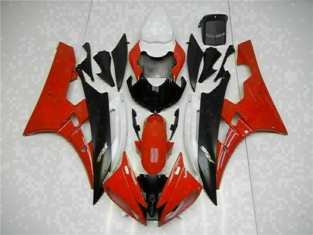 Cheap 2006-2007 Red Black Yamaha YZF R6 Motorcycle Fairings Canada