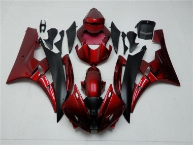 Cheap 2006-2007 Red Black Yamaha YZF R6 Motorcycle Fairings & Bodywork Canada