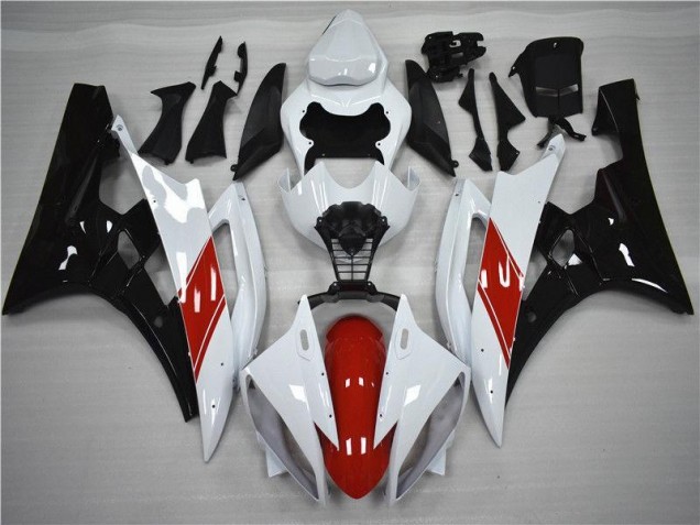 Cheap 2006-2007 Red White Black Yamaha YZF R6 Motorcycle Fairings Canada Cheap 2006-2007 Red White Black Yamaha YZF R6 Motorcycle Fairings Canada
