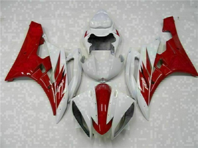 Cheap 2006-2007 Red White Yamaha YZF R6 Fairing Kit & Bodywork Canada