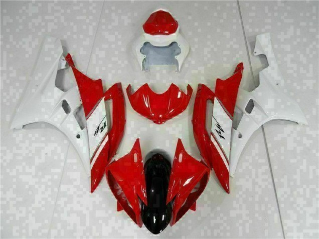 Cheap 2006-2007 Red White Yamaha YZF R6 Full Fairing Kit Canada