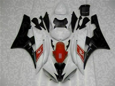 Cheap 2006-2007 White Black Yamaha YZF R6 Motorcycle Fairings Canada