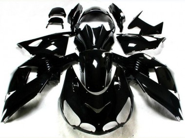 Cheap 2006-2011 Glossy Black Kawasaki Ninja ZX14R Motorcycle Fairings Canada