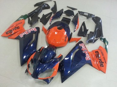 Cheap 2006-2011 Orange and Dark Blue Aprilia RS125 Motorcycle Fairings Canada