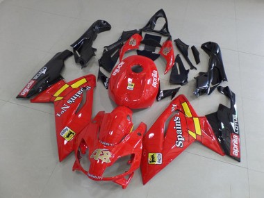Cheap 2006-2011 Red and Black Aprilia RS125 Motorcycle Fairings Canada