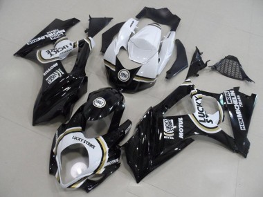 Cheap 2007-2008 Black Lucky Strike Suzuki GSXR 1000 Motorcycle Fairings Canada