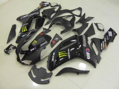 Cheap 2007-2008 Black Monster Kawasaki Ninja ZX6R Motorcycle Fairings Canada