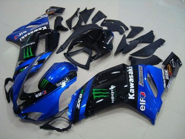 Cheap 2007-2008 Blue Monster Kawasaki Ninja ZX6R Motorcycle Fairings Canada