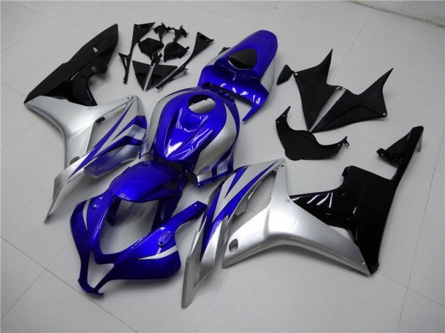 Cheap 2007-2008 Blue Silver Black Honda CBR600RR Motorcycle Fairings Canada Cheap 2007-2008 Blue Silver Black Honda CBR600RR Motorcycle Fairings Canada