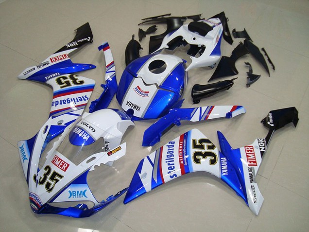 Cheap 2007-2008 Blue Stickers Yamaha YZF R1 Motorcycle Fairings Canada Cheap 2007-2008 Blue Stickers Yamaha YZF R1 Motorcycle Fairings Canada