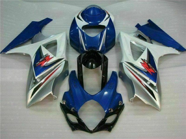 Cheap 2007-2008 Blue White Suzuki GSXR 1000 Motorcycle Fairings Canada Cheap 2007-2008 Blue White Suzuki GSXR 1000 Motorcycle Fairings Canada