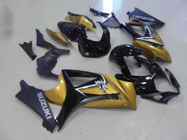 Cheap 2007-2008 Gold Black Suzuki GSXR 1000 Motorcycle Fairings Canada Cheap 2007-2008 Gold Black Suzuki GSXR 1000 Motorcycle Fairings Canada