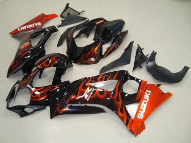 Cheap 2007-2008 Orange Flame Suzuki GSXR 1000 Motorcycle Fairings Canada