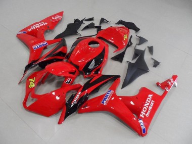 Cheap 2007-2008 Red Black Race Honda CBR600RR Motorcycle Fairings Canada