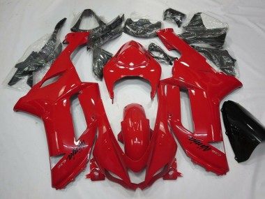 Cheap 2007-2008 Red Kawasaki Ninja ZX6R Motorcycle Fairings Canada