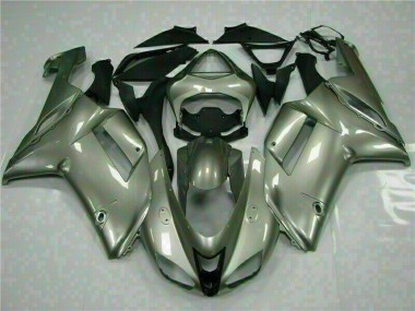 Cheap 2007-2008 Silver Kawasaki Ninja ZX6R Motorcycle Fairings Canada