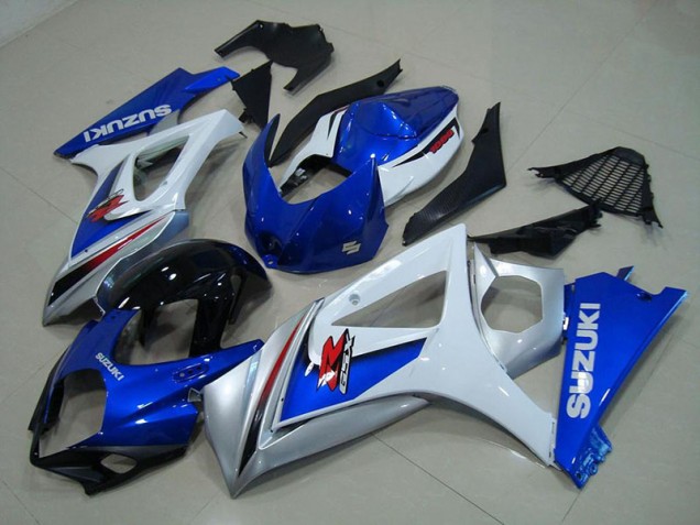 Cheap 2007-2008 White Blue Suzuki GSXR 1000 Motorcycle Fairings Canada Cheap 2007-2008 White Blue Suzuki GSXR 1000 Motorcycle Fairings Canada