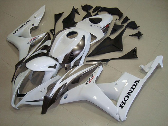 Cheap 2007-2008 White Silver Honda CBR600RR Motorcycle Fairings Canada Cheap 2007-2008 White Silver Honda CBR600RR Motorcycle Fairings Canada