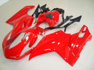 Cheap 2007-2012 Red Ducati 848 1098 1198 Motorcycle Fairings Canada