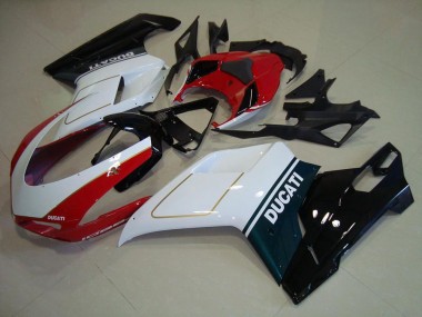 Cheap 2007-2012 Tri Color Ducati 848 1098 1198 Motorcycle Fairings Canada