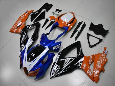 Cheap 2008-2010 Blue Orange Suzuki GSXR 600/750 Motorcycle Fairings Canada
