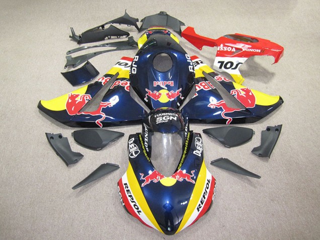 Cheap 2008-2011 Blue Yellow Red Bull Honda CBR1000RR Motorcycle Fairings Canada Cheap 2008-2011 Blue Yellow Red Bull Honda CBR1000RR Motorcycle Fairings Canada