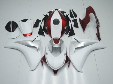 Cheap 2008-2011 Candy Red White and Silver Honda CBR1000RR Motorcycle Fairings Canada
