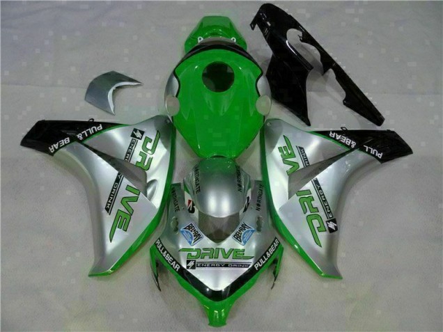 Cheap 2008-2011 Green Silver Honda CBR1000RR Motorcycle Fairings Canada Cheap 2008-2011 Green Silver Honda CBR1000RR Motorcycle Fairings Canada