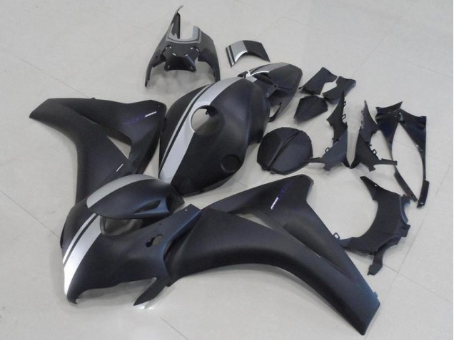 Cheap 2008-2011 Matte Black and Silver Honda CBR1000RR Motorcycle Fairings Canada Cheap 2008-2011 Matte Black and Silver Honda CBR1000RR Motorcycle Fairings Canada
