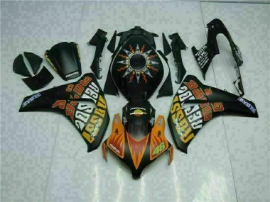 Cheap 2008-2011 Orange Black Honda CBR1000RR Motorcycle Fairings Canada