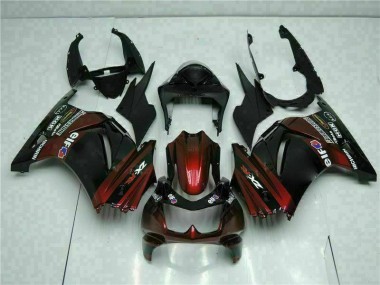 Cheap 2008-2012 Black Kawasaki Ninja EX250 Motorcycle Fairings Canada