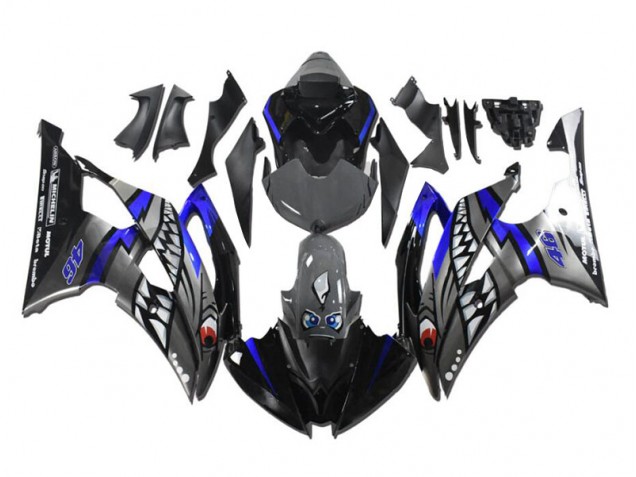 Cheap 2008-2016 Grey Blue Shark Yamaha YZF R6 Motorcycle Fairings Canada Cheap 2008-2016 Grey Blue Shark Yamaha YZF R6 Motorcycle Fairings Canada