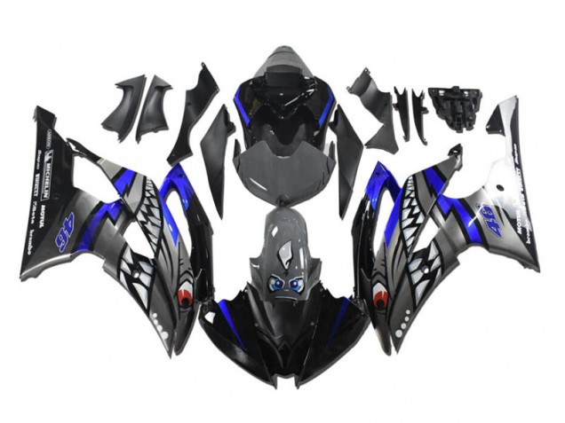 Cheap 2008-2016 Grey Blue Shark Yamaha YZF R6 Motorcycle Fairings Canada