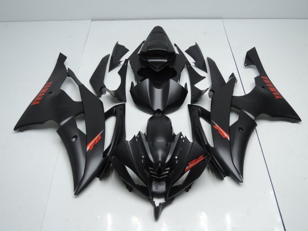 Cheap 2008-2016 Matte Black Red Decals Yamaha YZF R6 Motorcycle Fairings Canada Cheap 2008-2016 Matte Black Red Decals Yamaha YZF R6 Motorcycle Fairings Canada